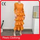 Gold Pleated Gown Women's Clothing Manufacturers by Pleats Clothing 1