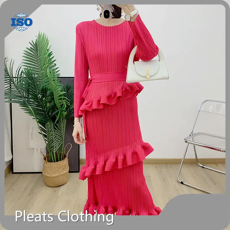 One Shoulder Pleated Gown Fast Shipping to Over 200+ Countries & Regions. - - Pleats Clothing 1