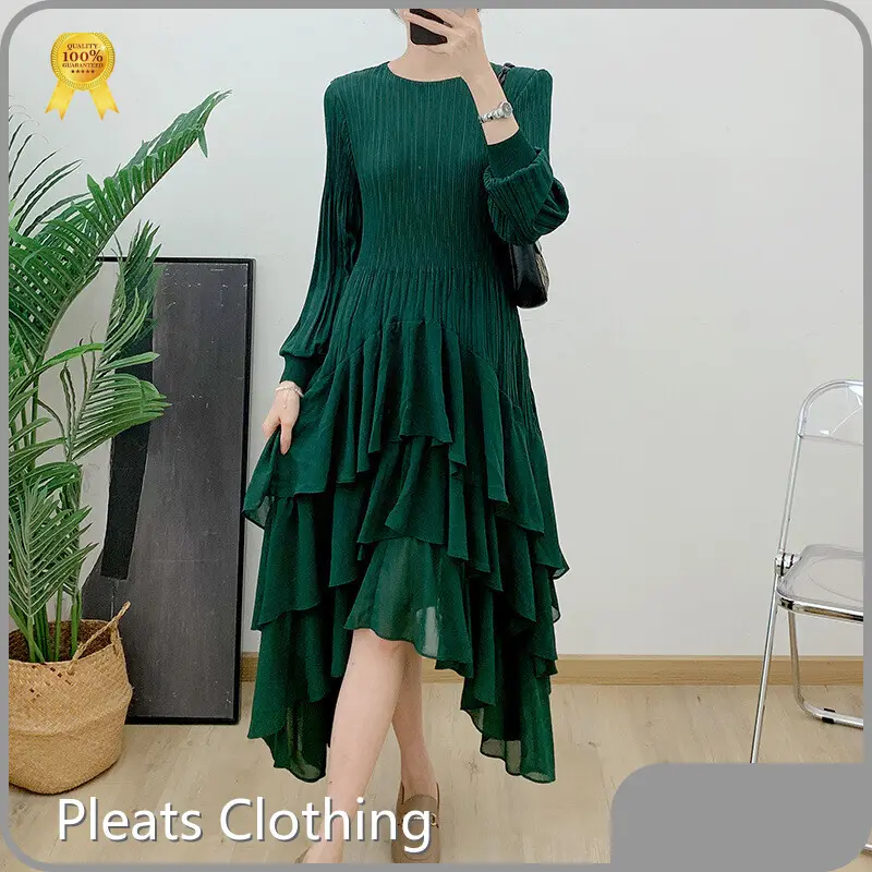 Pleated Short Gown Western Union by Pleats Clothing 1