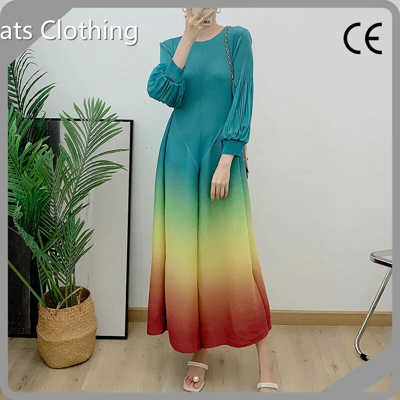 White Pleated Gown 2024 by Pleats Clothing 1