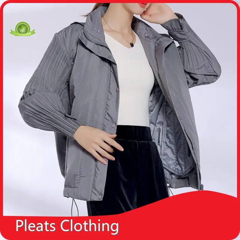 Pleated Cardigan Dress Manufacturer - - Pleats Clothing 1