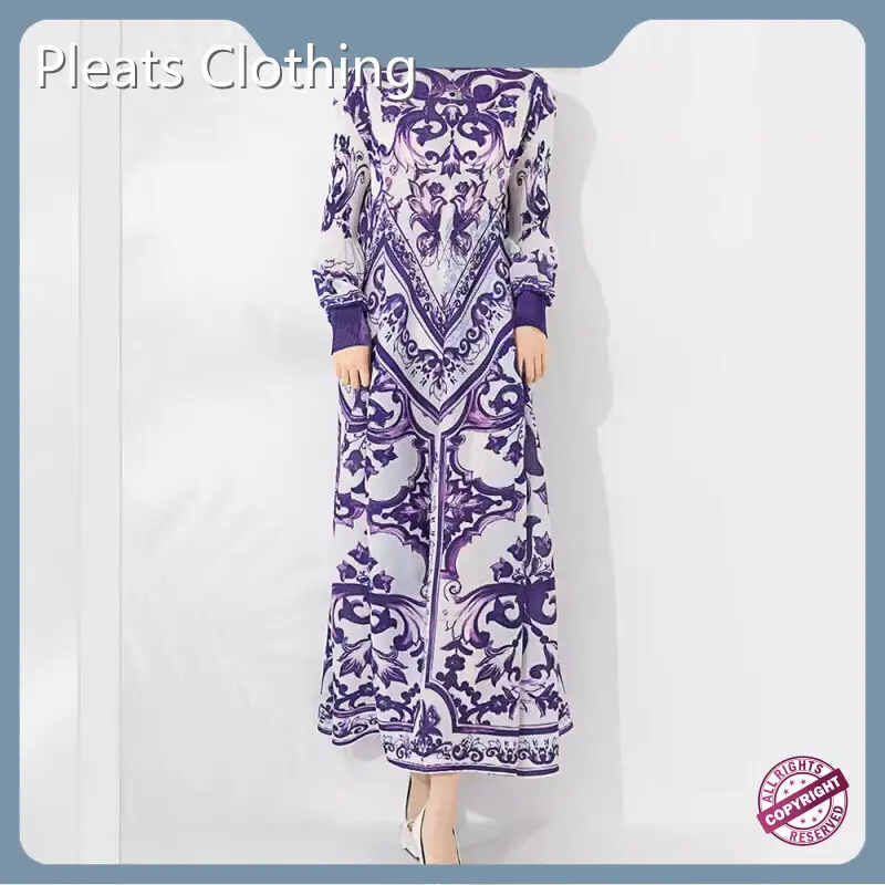 Green Pleated Gown One Size & Customized by Pleats Clothing 1