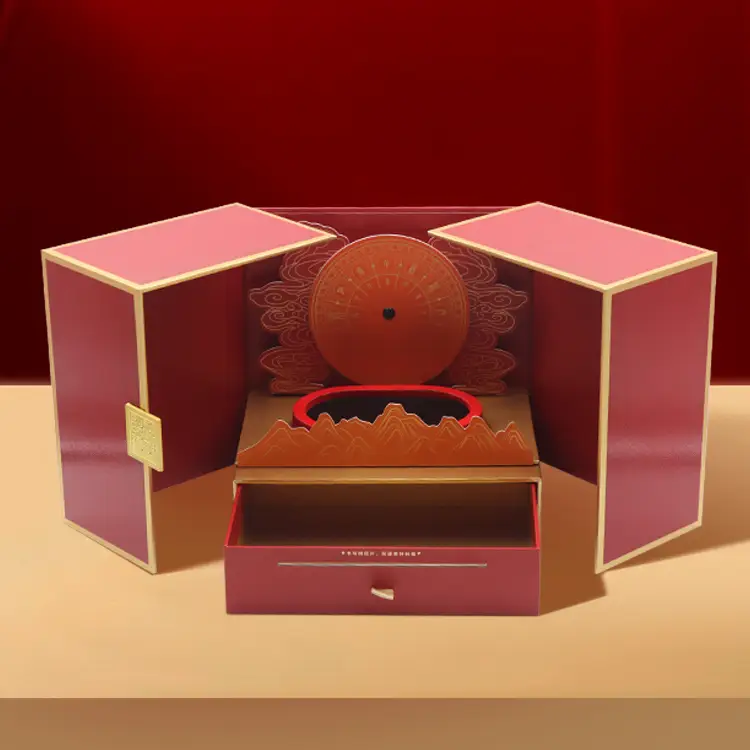 Cosmetics packaging color box custom exquisite perfume gift box 1
