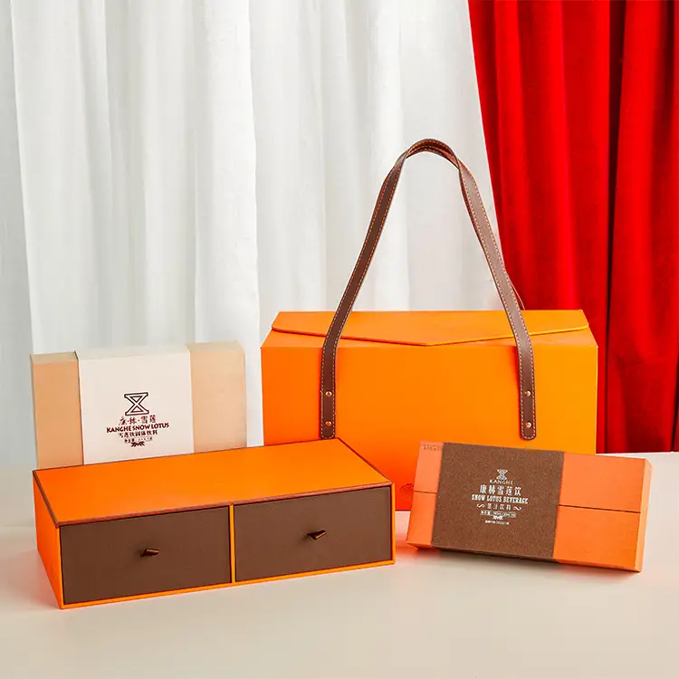 La caja de regalo del té de la salud modificó la caja de empaquetado del producto para el cuidado de la salud de la miel de la jerarquía del pájaro para requisitos particulares 1