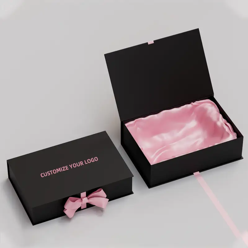 Custom Luxury Clothing & Shoes Packaging Box with Magnetic Closure Recyclable Art Paper Custom Logo/Graphic Design 1