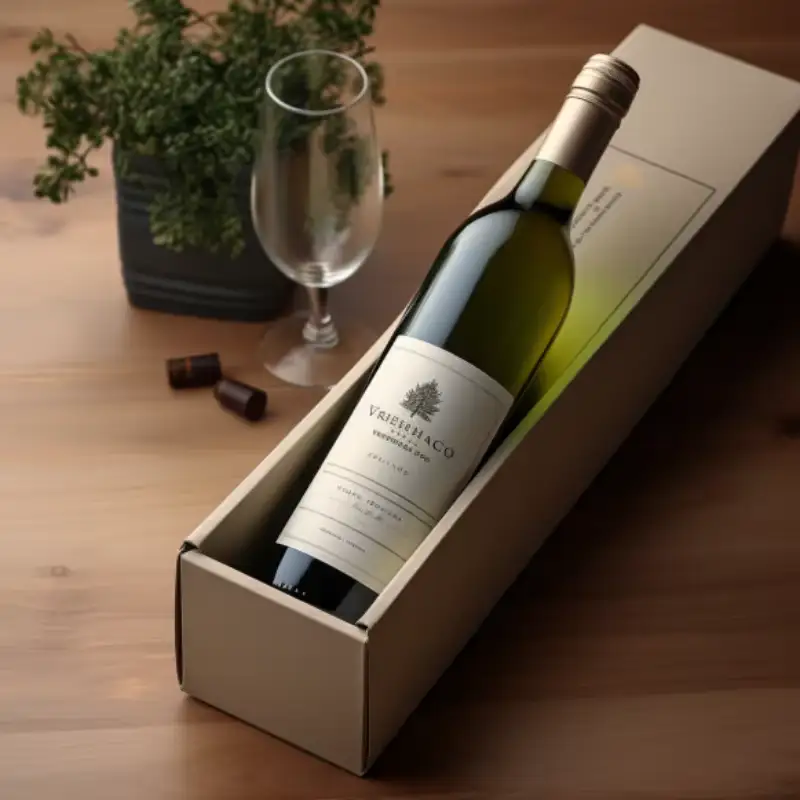 علب هدايا مربعة ملونة قابلة لإعادة التدوير بشعار مخصص، مناسبة للسفر، طقم هدايا نبيذ صغير رفيع مع تغليف غير لامع، علبة نبيذ فارغة 1