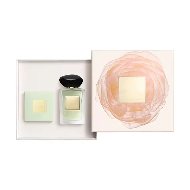 علب صلبة قابلة لإعادة التدوير بغطاء وقاعدة، مصممة خصيصًا لتغليف الهدايا، مربعة الشكل، لمنتجات العناية بالبشرة ومستحضرات التجميل. 1