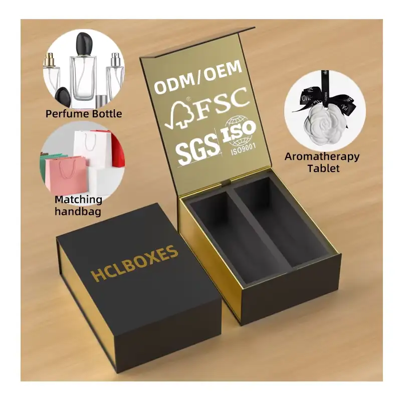 مصنع متخصص في تصنيع علب هدايا العطور الفاخرة والصلبة والمزخرفة حسب الطلب، وعلب مجموعات مستحضرات التجميل، للإنتاج على نطاق واسع. 1