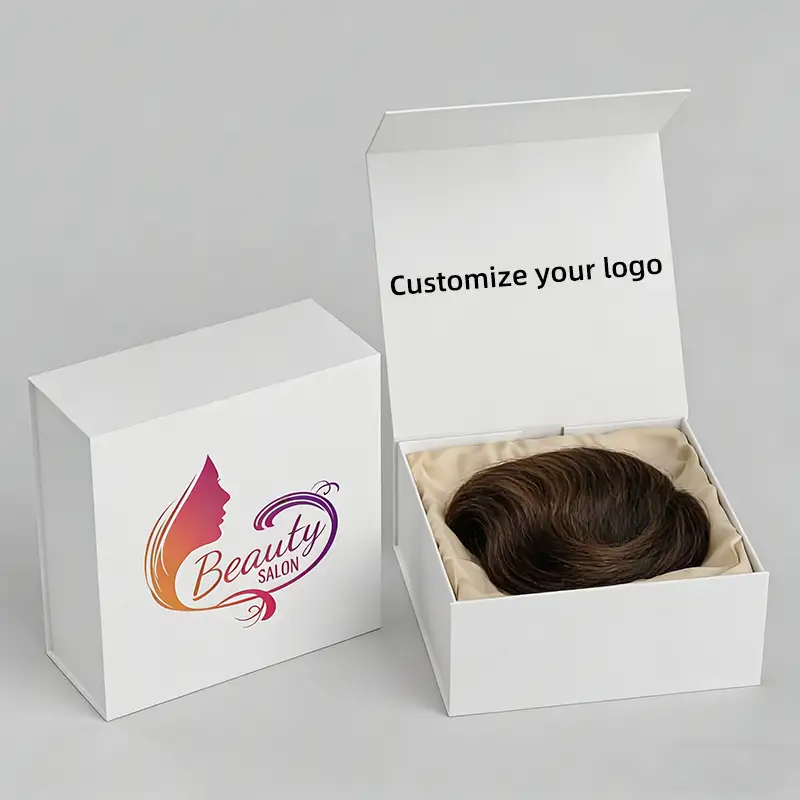 علبة هدايا فاخرة من الورق المقوى مغلفة بطبقة لامعة غير لامعة ومنقوشة، مع طباعة الشعار. 1