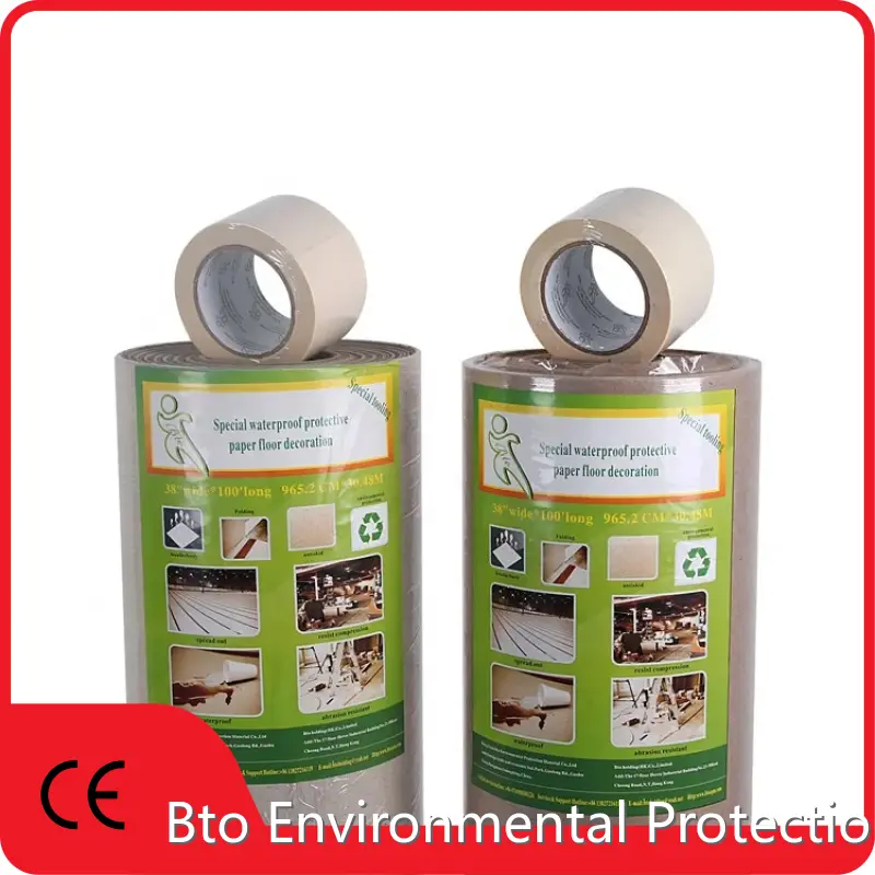 Brown Paper to Cover Floors Opaque - for Floor - Bto 1