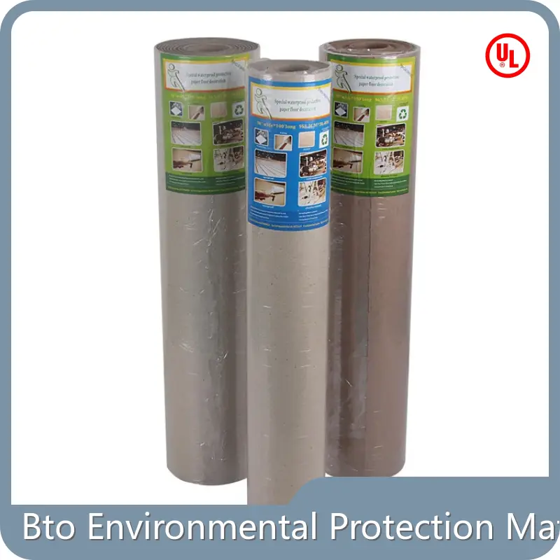 Floor Shield 36 Inch X 50 Ft Protective Flooring Paper with Good Price for Building17kg Per Roll 1