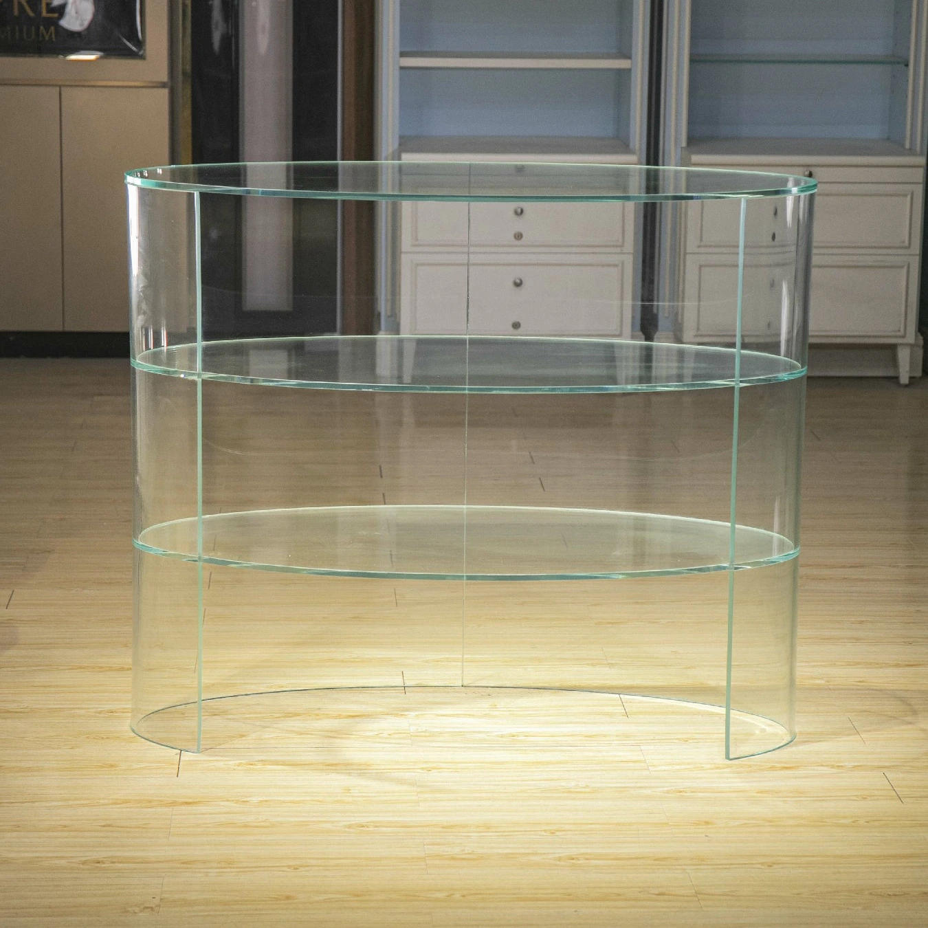 Liangliang Curved Glass Display Case 1