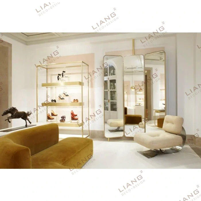 Display Showcase Shoe Store Interior Decoration Shoe Store Racks 1