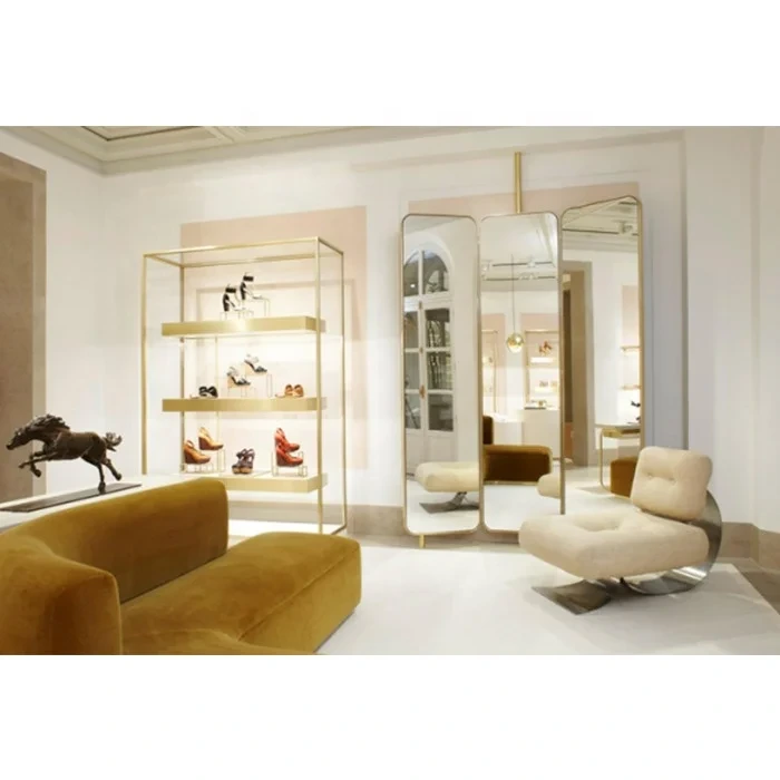 Display Showcase Shoe Store Interior Decoration Shoe Store Racks 1