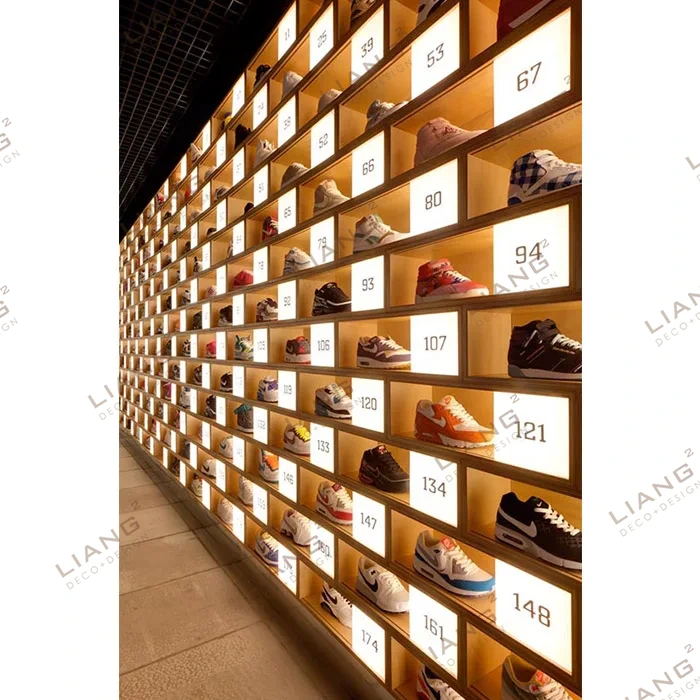 고급 공장 가격 최신 스타일 신발 매장 디스플레이 쇼케이스 장식 디스플레이 라이저 1