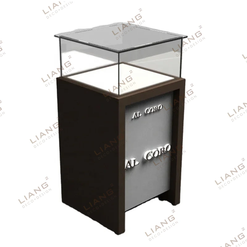 Wooden Jewellery Display Shop Decoration Ideas Store Show Case Glass Counter Display 1