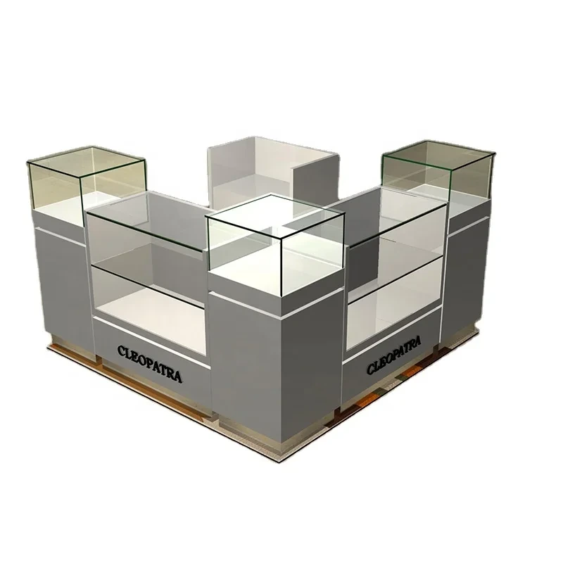 Glass Display Cabinet Jewelry Display Cabinet Store Interior Decoration Display Case 1