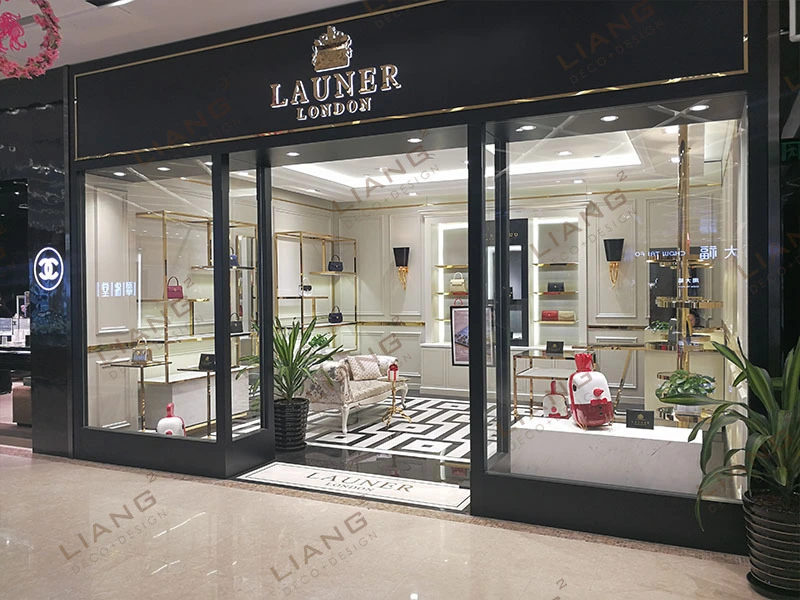 Bespoke Retail Space & Display Counter Design for UK Luxury Bag Boutique 1