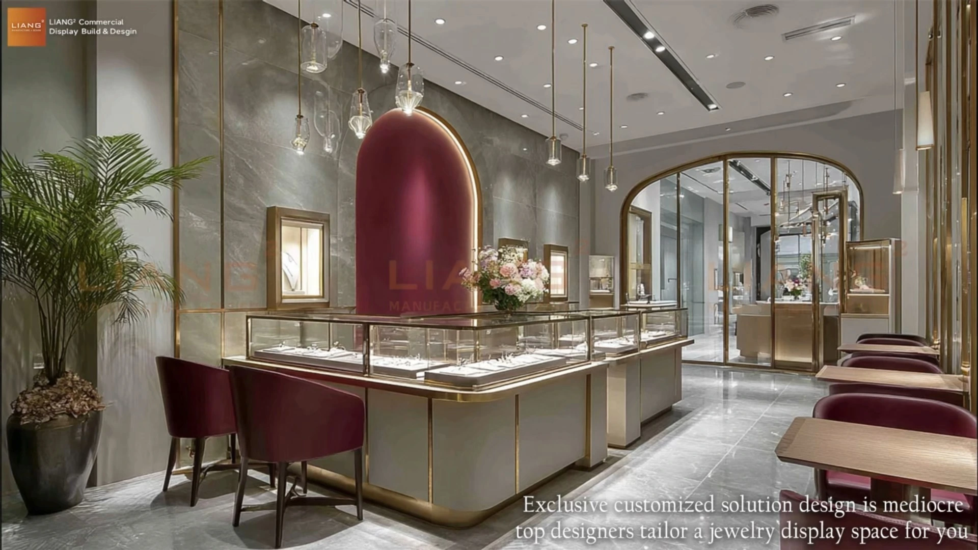Exclusive customized solution design is mediocre - top designers tailor a jewelry display space for you 1