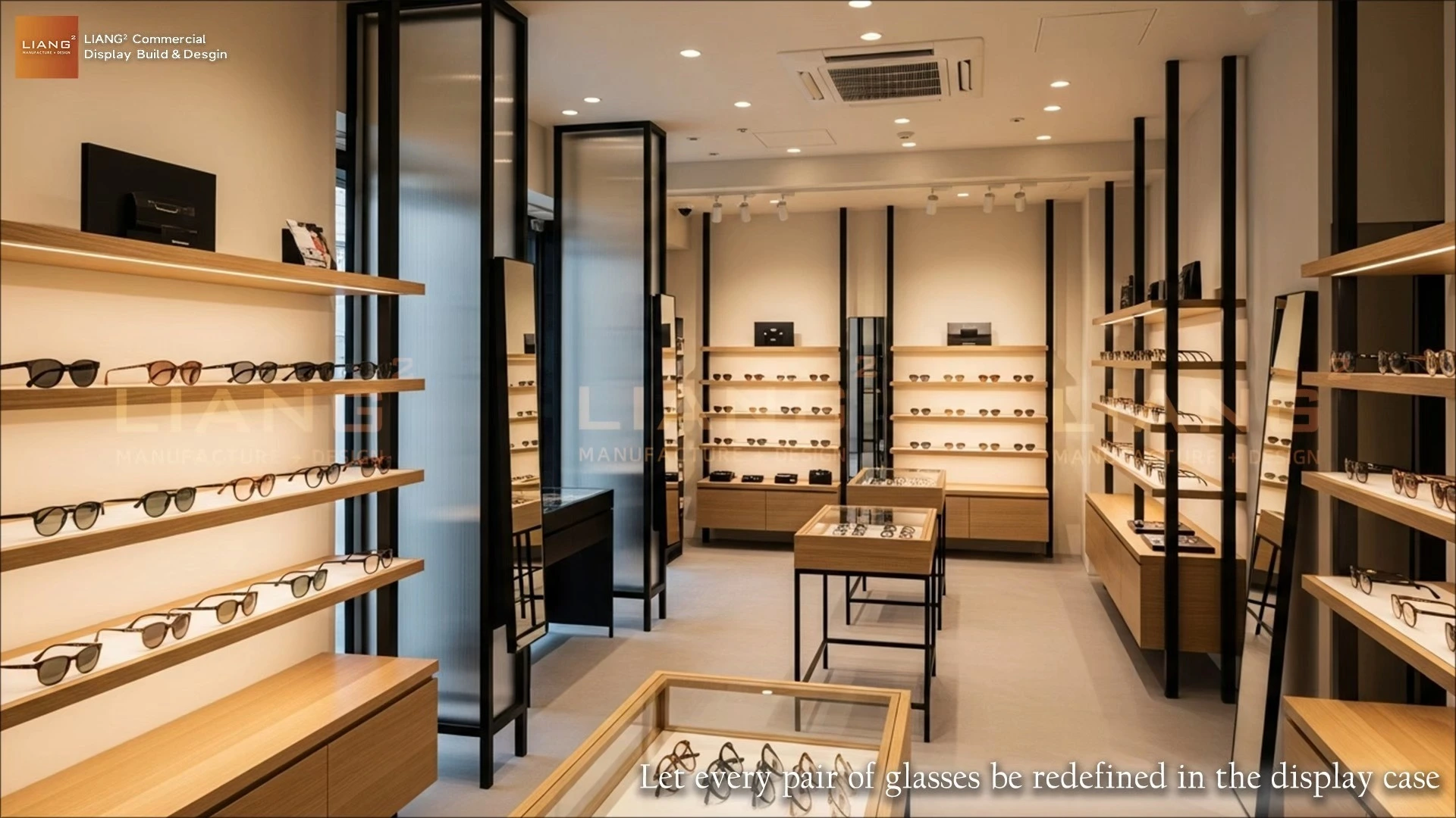Let every pair of glasses be redefined in the display case 1