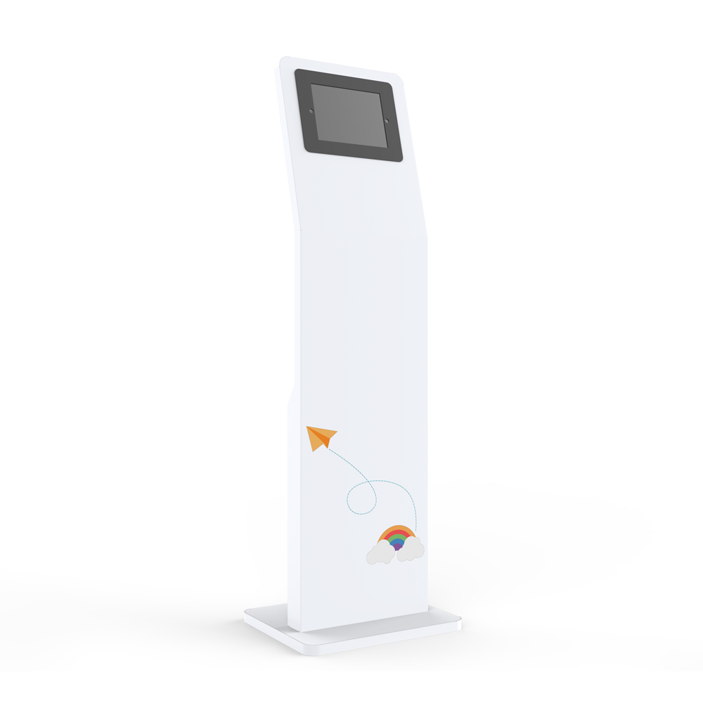 Ultra Thin Design Customized Advertising Tablet Floor Stand With Lock--KS-01 2