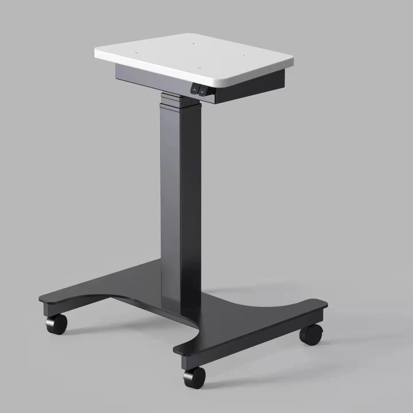 Görüş Tarama Cihazı ve Yüz Cilt Dedektörü için Elektrikli Mobil Hastane Arabası Yükseklik Ayarı -PM-813A 1