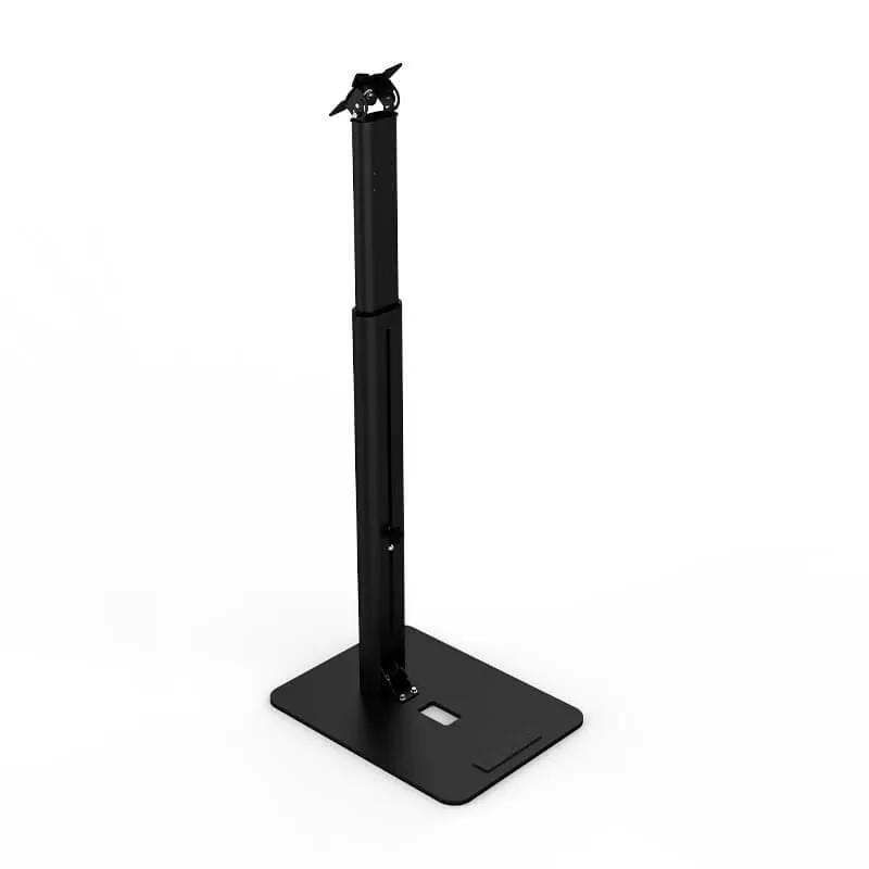 Flexible Foldable Floor Stand Universal Height Adjustable Metal Tablet Holder--PFS-1 5