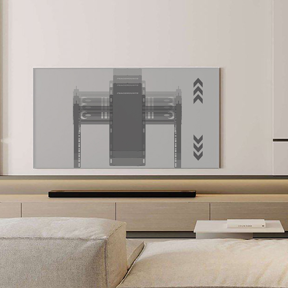 Motorized Glide Up and Down TV Lift Low Profile TV Wall Mount-MGTM600 12
