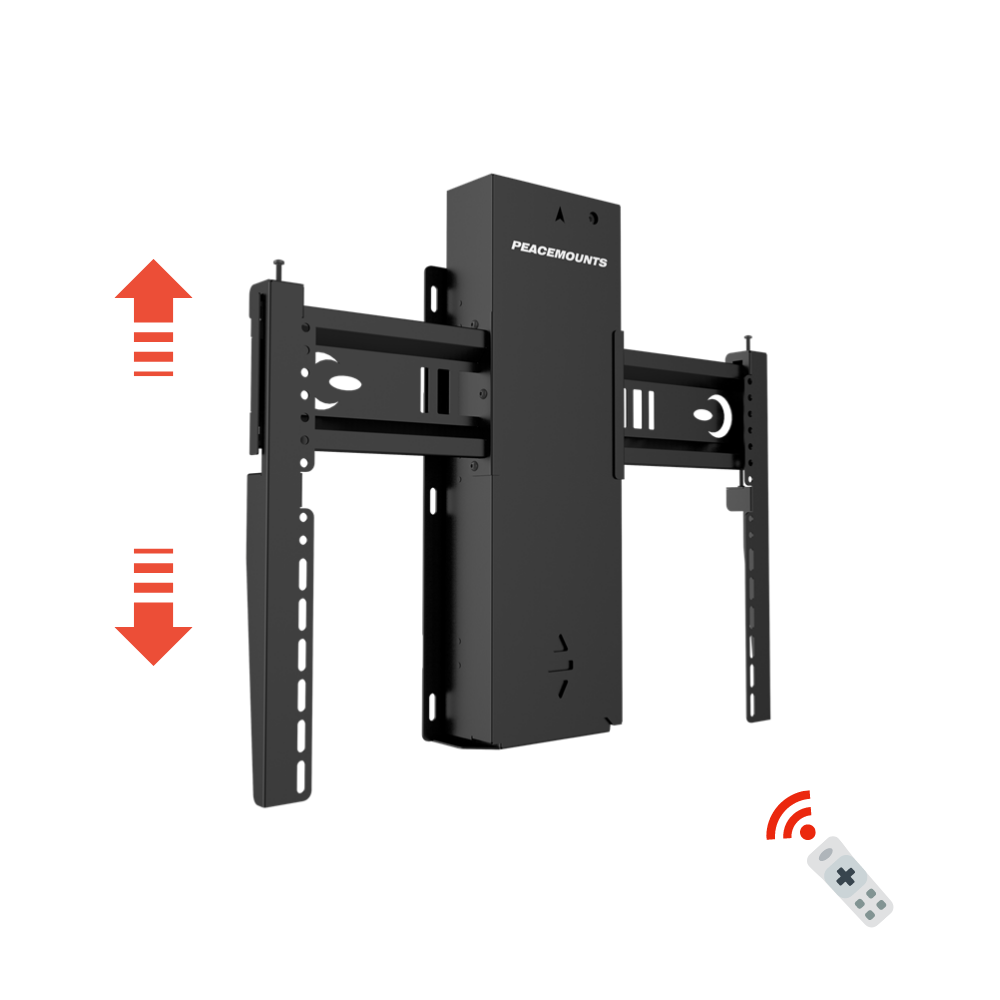 Motorized Glide Up and Down TV Lift Low Profile TV Wall Mount-MGTM600 2