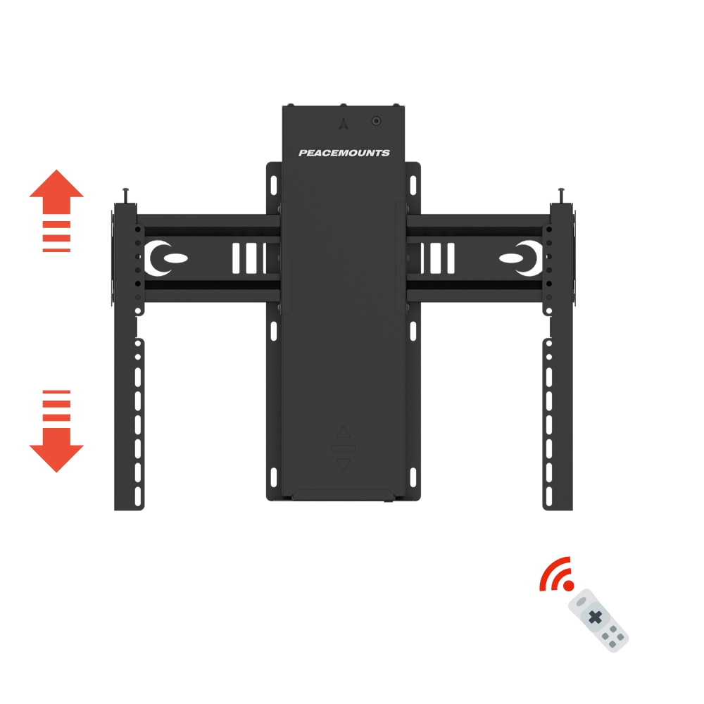 Motorized Glide Up and Down TV Lift Low Profile TV Wall Mount-MGTM600 3