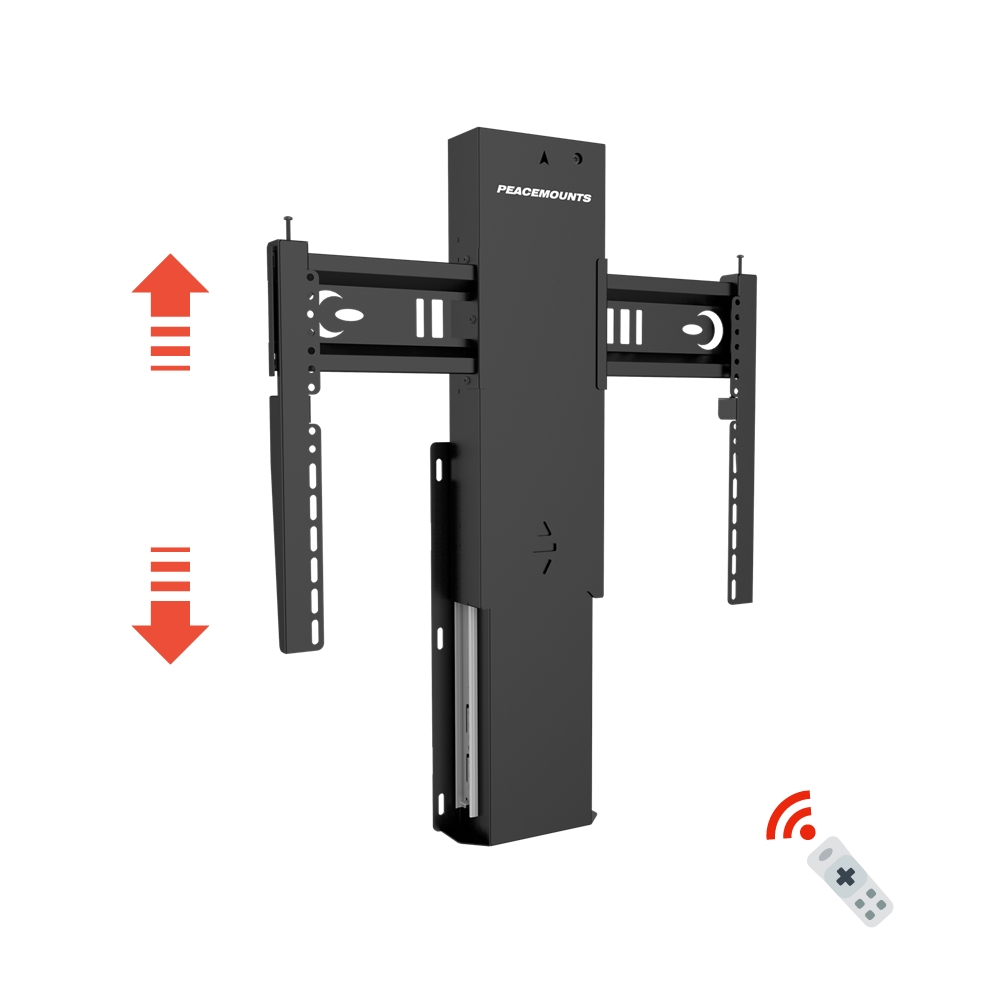 Motorized Glide Up and Down TV Lift Low Profile TV Wall Mount-MGTM600 6