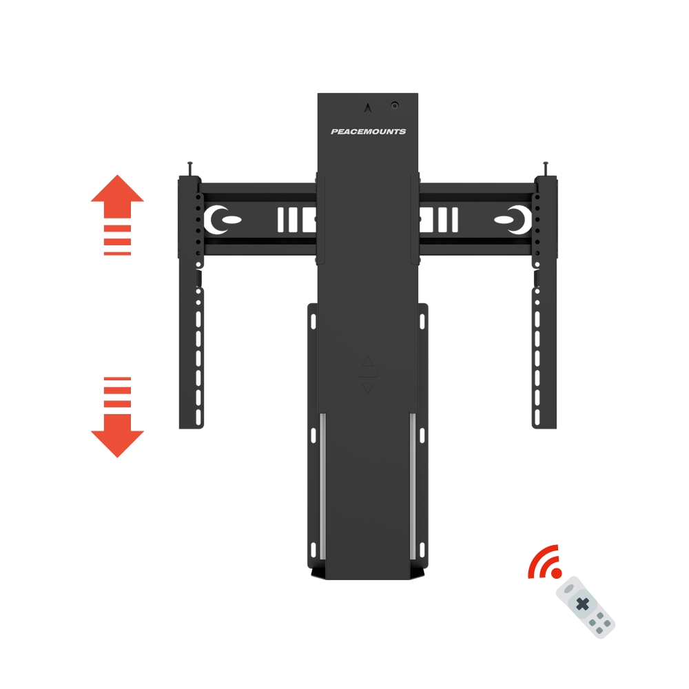 Motorized Glide Up and Down TV Lift Low Profile TV Wall Mount-MGTM600 7