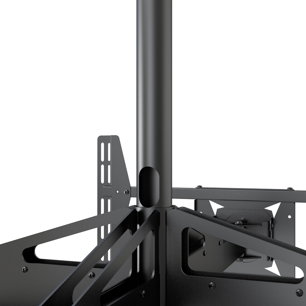 Flip Down Tilt Ceiling TV Mount For 4 Screens--PRT-4 9