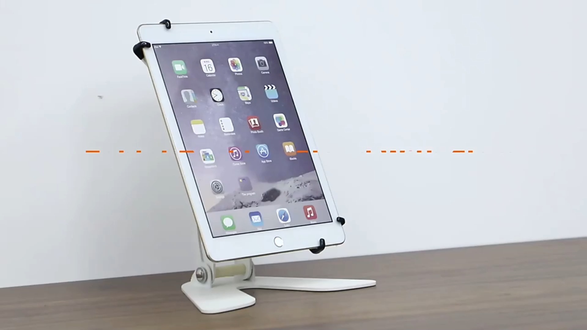 Portable Desktop Tablet Stand with Clamp-Peacemounts UPS-D 1