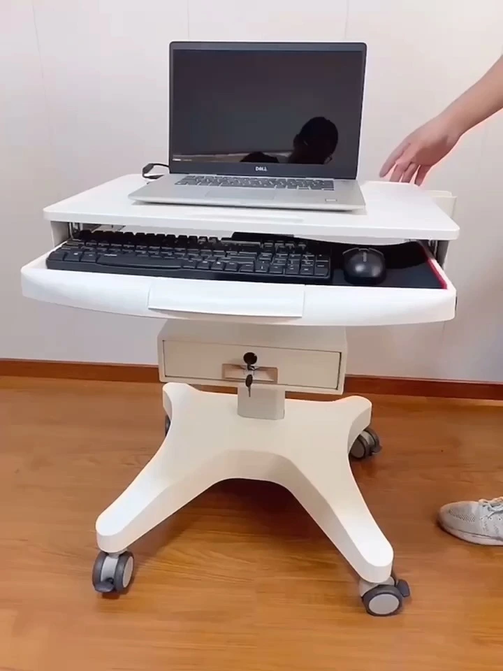 Carrinho dental médico com titular do scanner oral para laptop-peaceMounts PM-oc-3 1