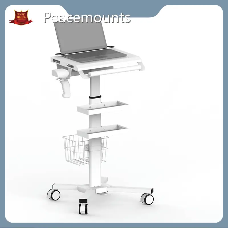 Stainless Steel Medical Trolley with Drawers by Peacemounts 1