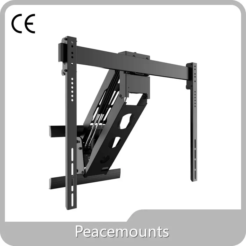 Motorized Fireplace Tv Wall Mount - - Peacemounts 1