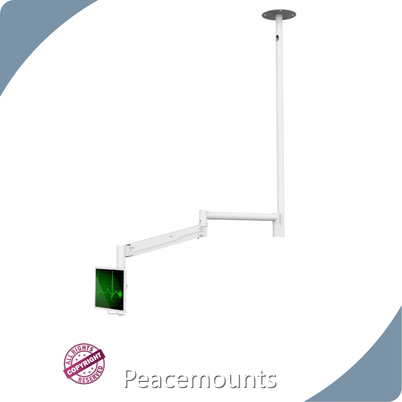 Patient Monitor Wall Mount Stand - - Peacemounts 1
