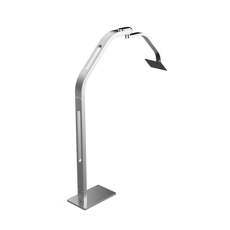 Customizable Universal Tablet Floor Stand Kiosk Metal Stand for Wig Shop--FSF-1 3