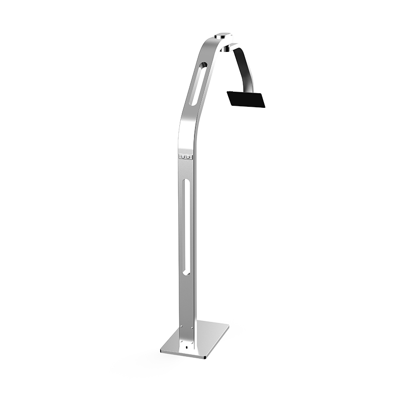 Customizable Universal Tablet Floor Stand Kiosk Metal Stand for Wig Shop--FSF-1 2
