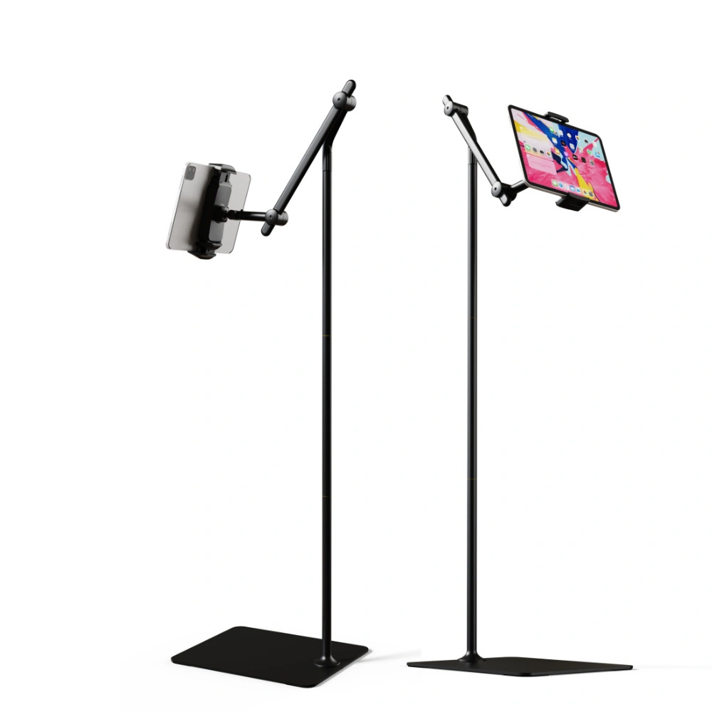 조정 가능한 태블릿 PC 휴대 전화 바닥 스탠드 홀더 PM-FL02 1