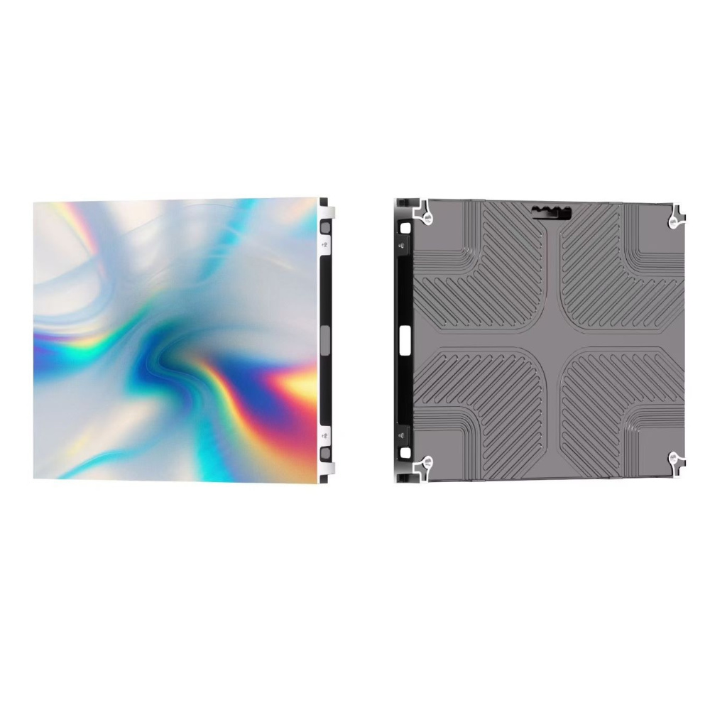 Indoor LED Screen Display Cabinet Small Pitch Fixed TV Mount Curved Aluminum Alloy Video Wall Panel for Multi Size 2