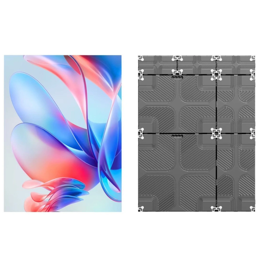 Pannello videowall curvo in lega di alluminio con schermo LED per interni, montaggio fisso su TV a passo piccolo, per più dimensioni 1