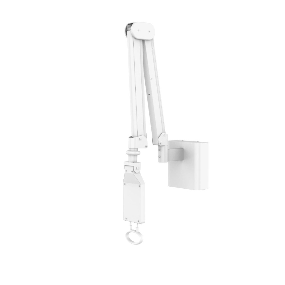 حامل شاشة طبي طويل الذراع قابل للتعديل والطي ونابض غاز رفيع للاستخدام في المستشفيات - HWM-02 1