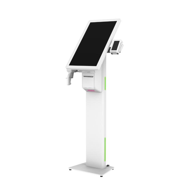 Chiosco POS con tablet autoportante da pavimento per casse di negozi, ordinazioni in ristoranti e chioschi self-service - KS-08