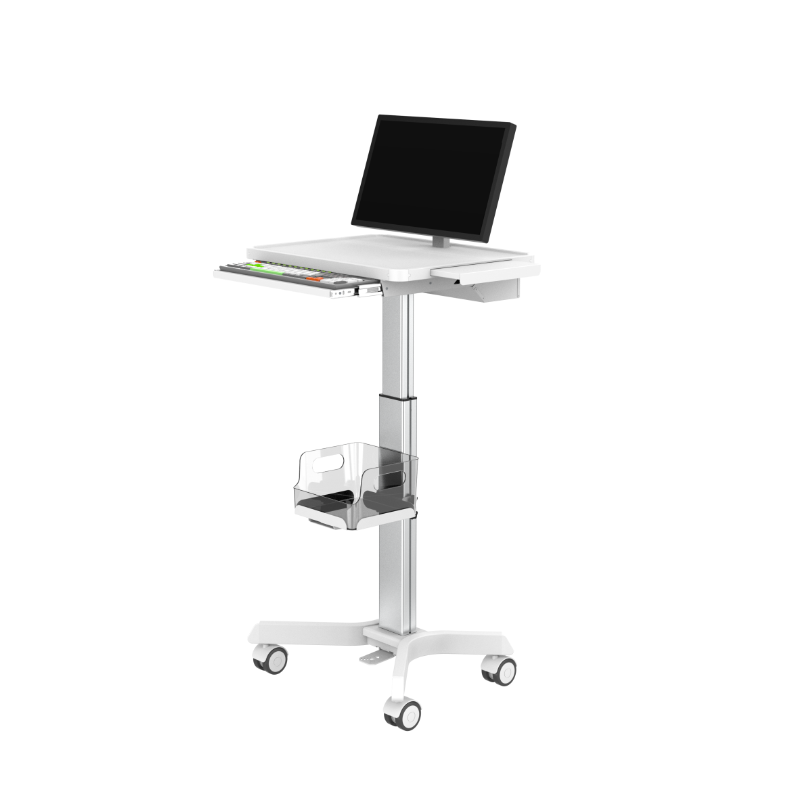 Carrello infermieristico mobile multifunzione con monitor regolabile in altezza - Carrello ospedaliero medico - MCS-15