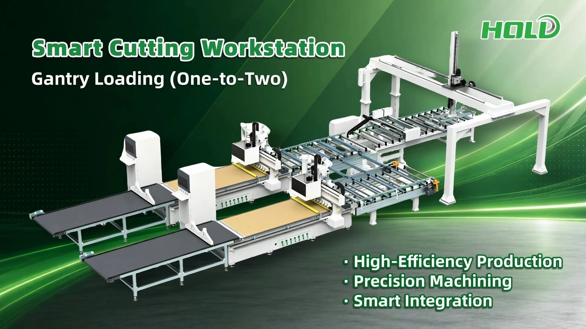 Longmen loading one trailer two cutting workstation 1
