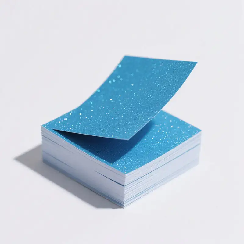 Blue glitter cardstock paper wholesale supply for DIY art projects 1