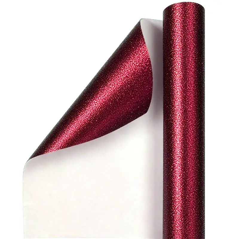 Burgundy Glitter Gift Wrapping Paper Wholesale 1