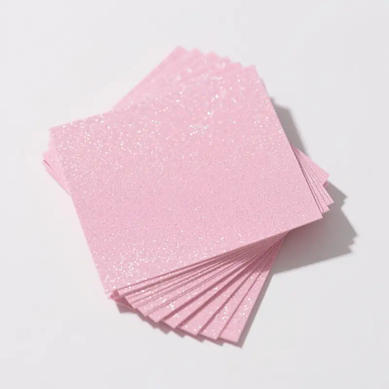 Pink embellishments glitter cardstock paper 1